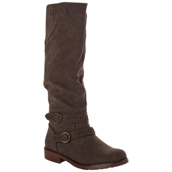 Womens XOXO Martin Boots - Dark Brown