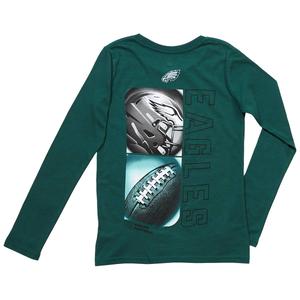 Boys (8-20) NFL Eagles Thrift Style Short Sleeve Tee alternate view