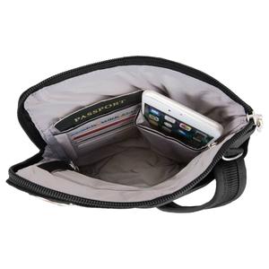 Travelon Anti-Theft Classic Slim Double Zip Crossbody alternate view