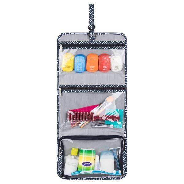 Travelon Boho Trifold Hanging Toiletry Kit
