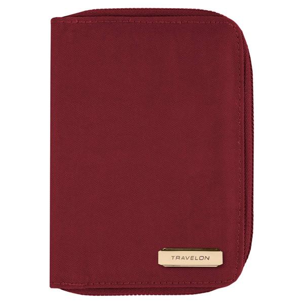 Travelon RFID Blocking Passport Zip Wallet