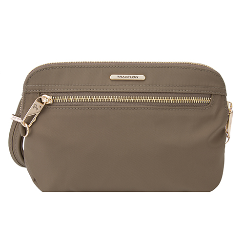 Travelon Tailored Convertible Crossbody Clutch Tote