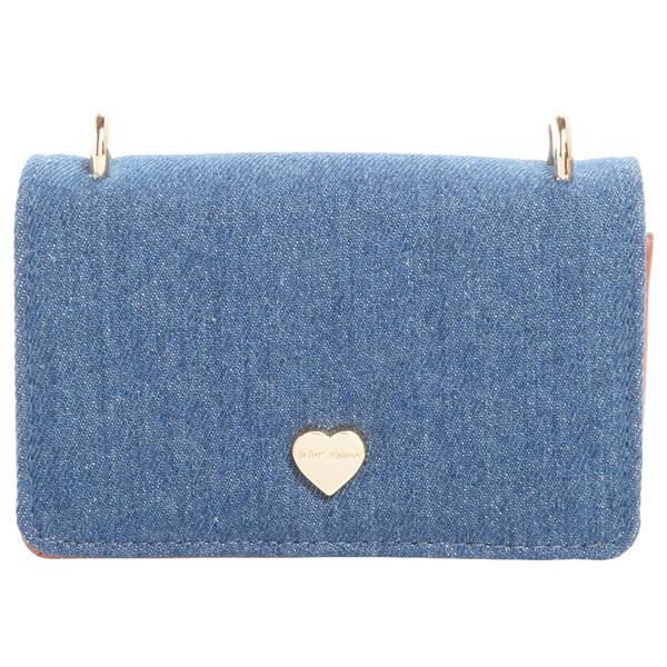 Womens Betsey Johnson Prince Denim Crossbody Wallet alternate view
