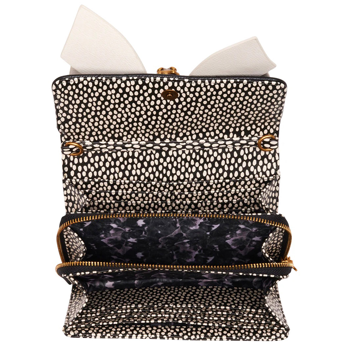 Betsey Johnson Bulldog Bow Crossbody