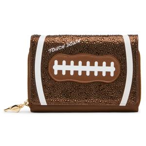 Womens Betsey Johnson Blitz & Glitz Crossbody Wallet