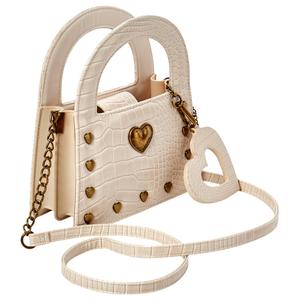 Luv Betsey by Betsey Johnson Crocodile with Heart Studs Satchel alternate view