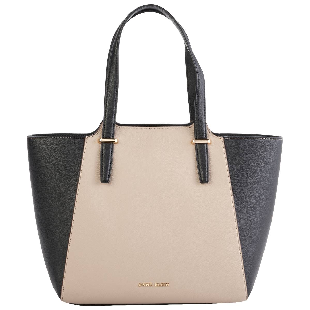 Anne Klein Soft Pebble Color Block Tote