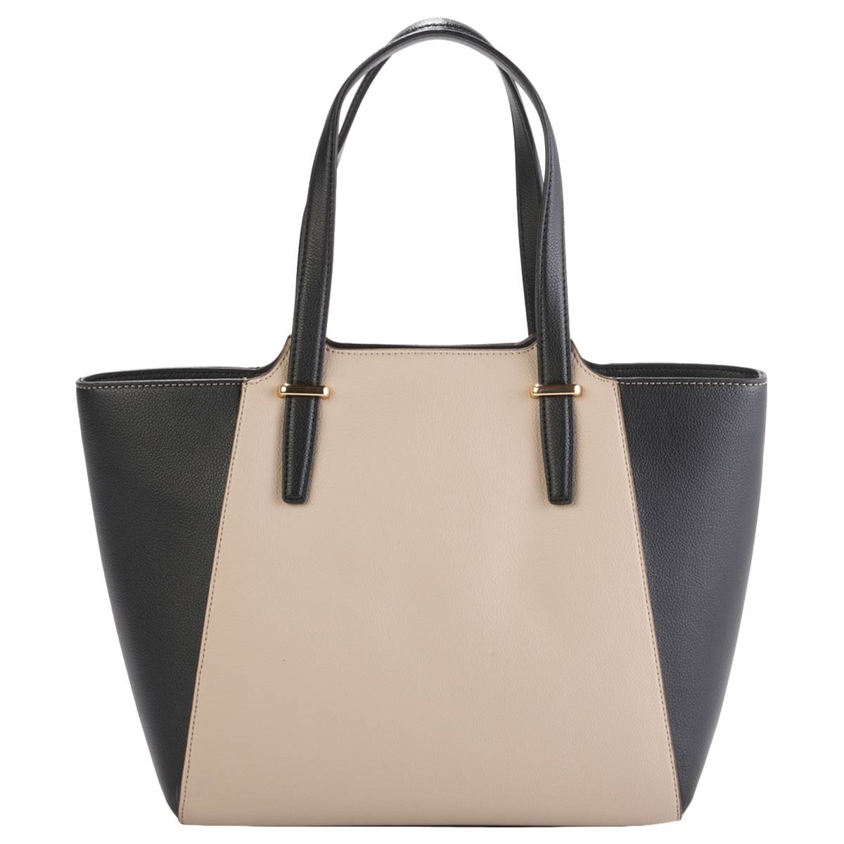 Anne Klein Soft Pebble Color Block Tote