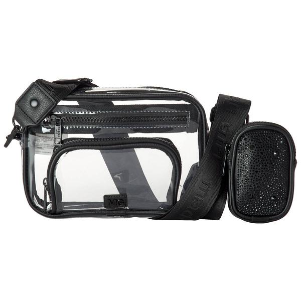 Madden Girl Clear Camera Crossbody w/ Zip Pouch
