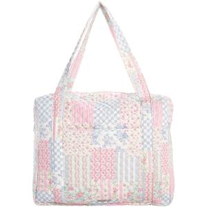Madden Girl Quilted Patchwork Weekender Tote alternate view