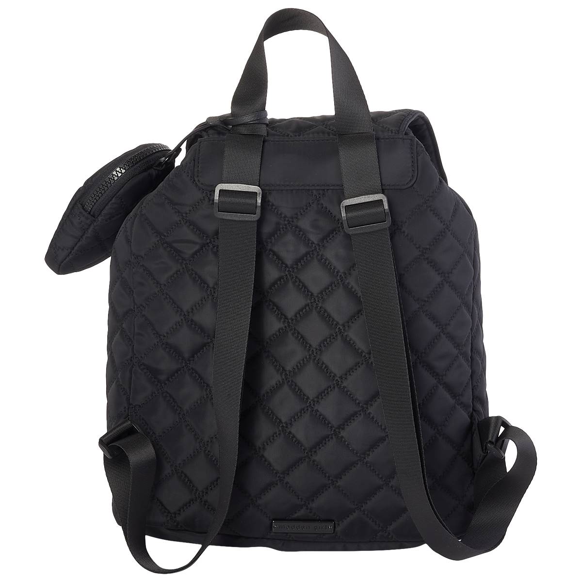Womens Madden Girl Quilted Drawstring Backpack
