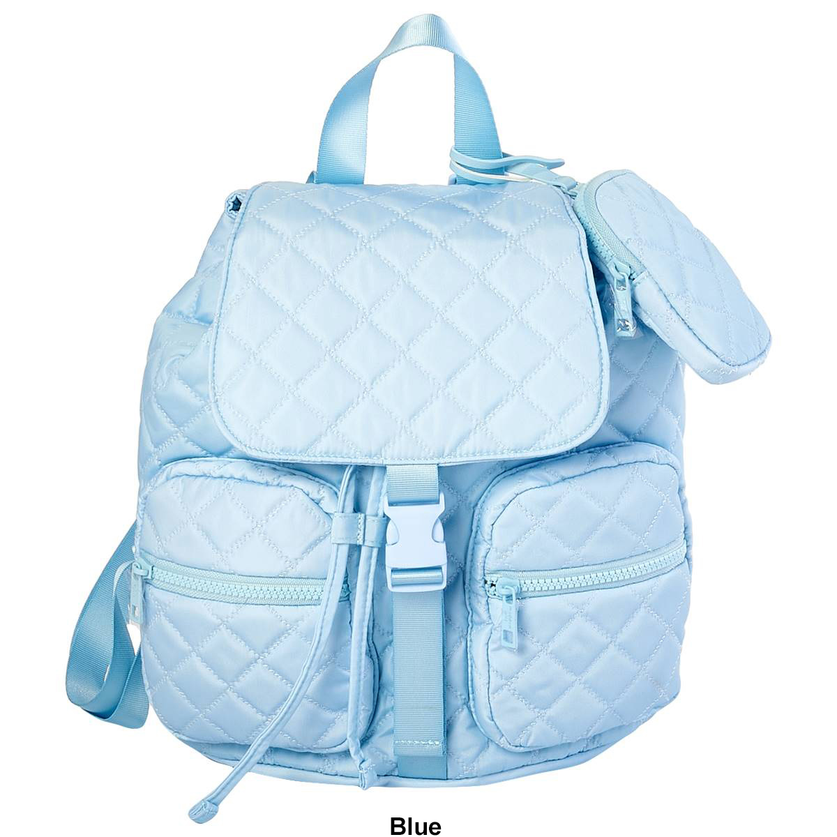 Womens Madden Girl Quilted Drawstring Backpack