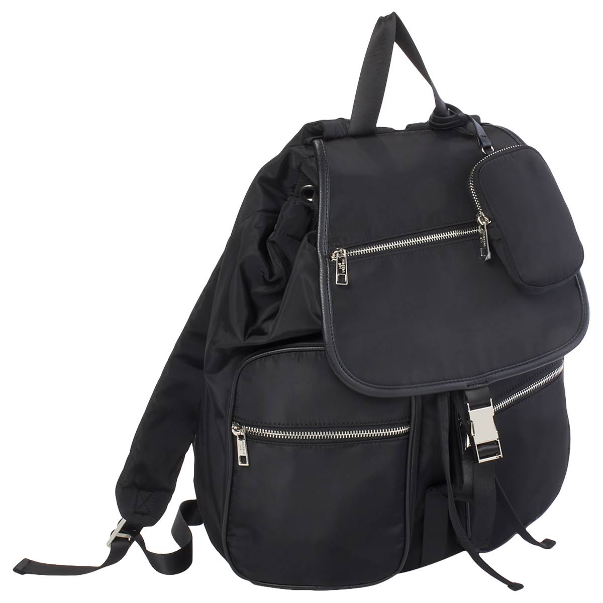 Madden Girl Nylon Flap Backpack