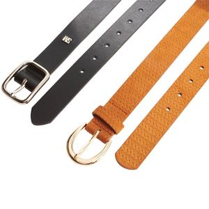 Womens Steve Madden 2 for 1 Tobacco & Black Belts