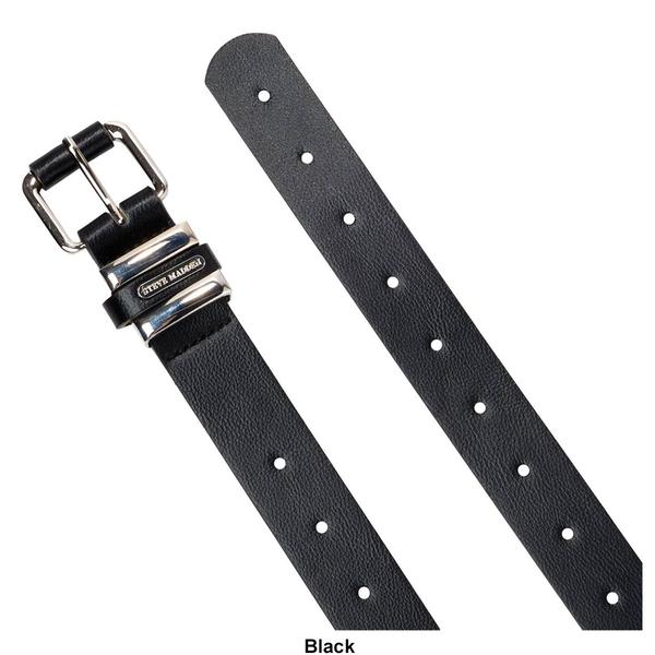 Womens Steve Madden Logo Plaque Belt alternate view
