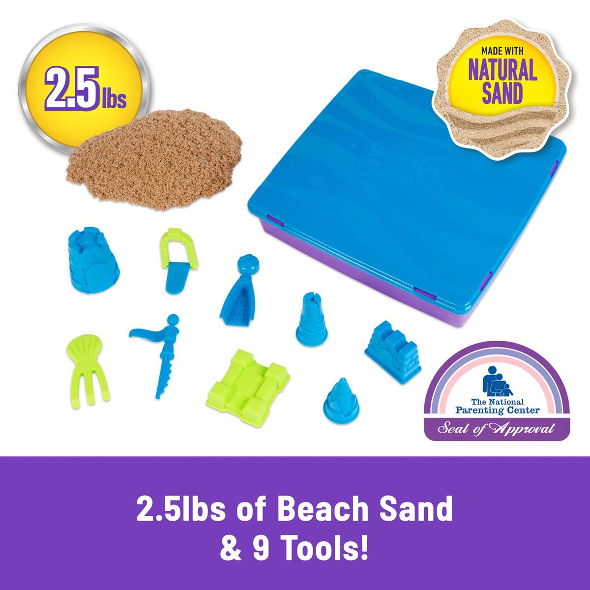 Kinetic Sand Beach Castle Playset