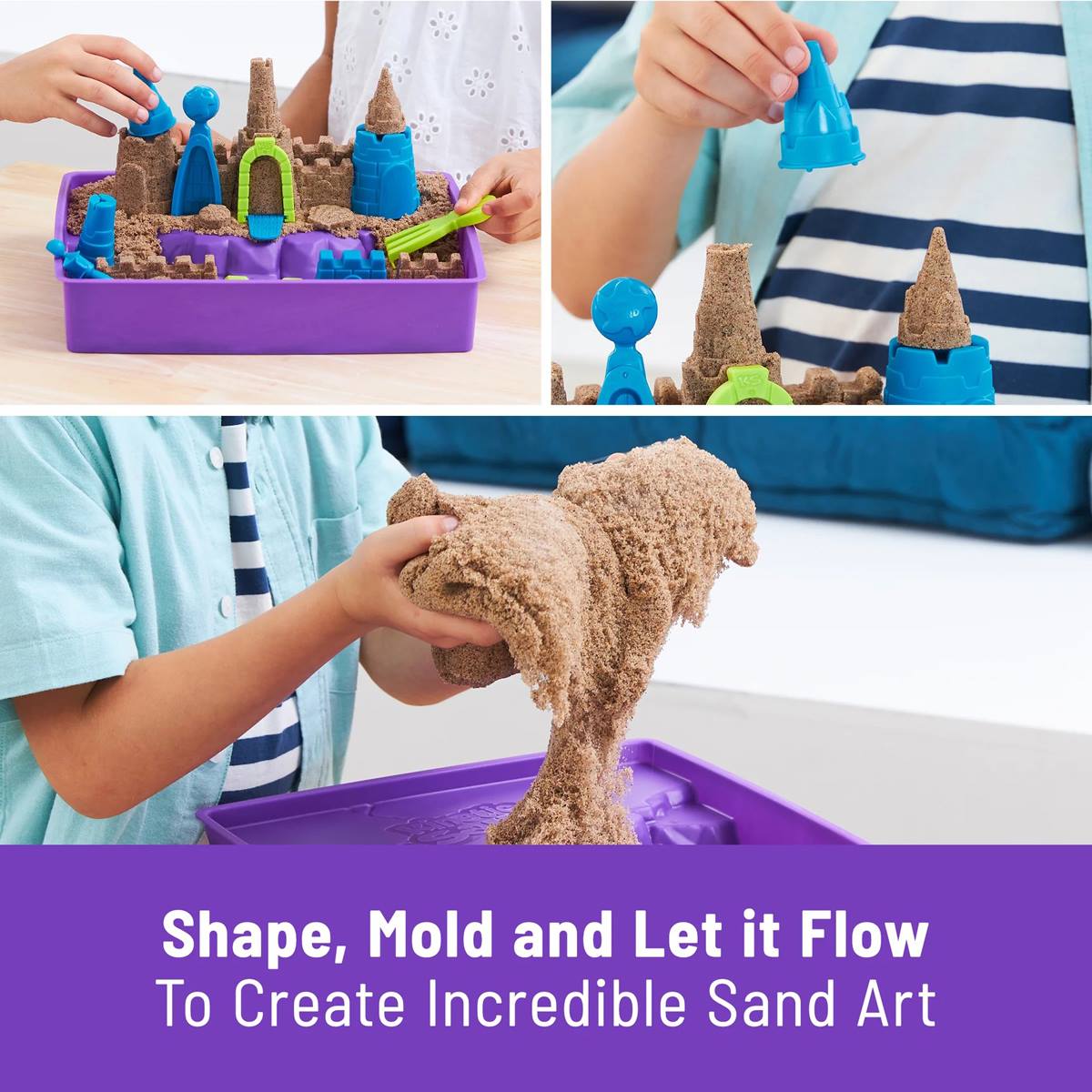 Kinetic Sand Beach Castle Playset