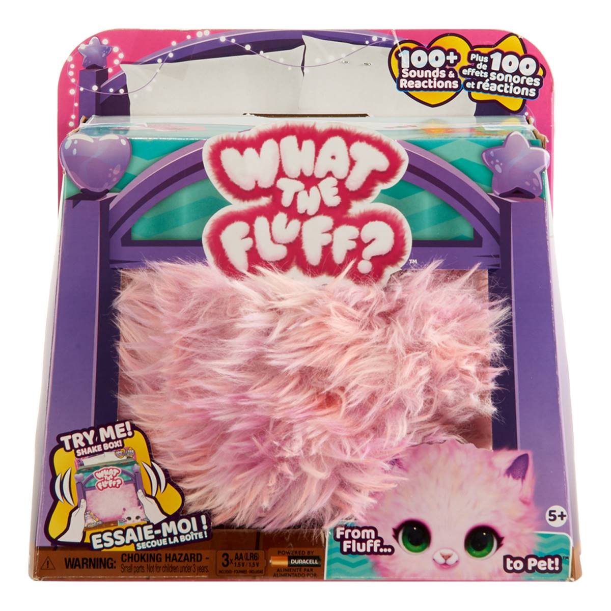Spin Master Pom Pom Pets What The Fluff Interactive Kitty