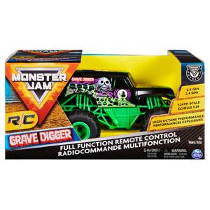 Spin Master Grave Digger Remote Control 1.24 Scale Car alternate view