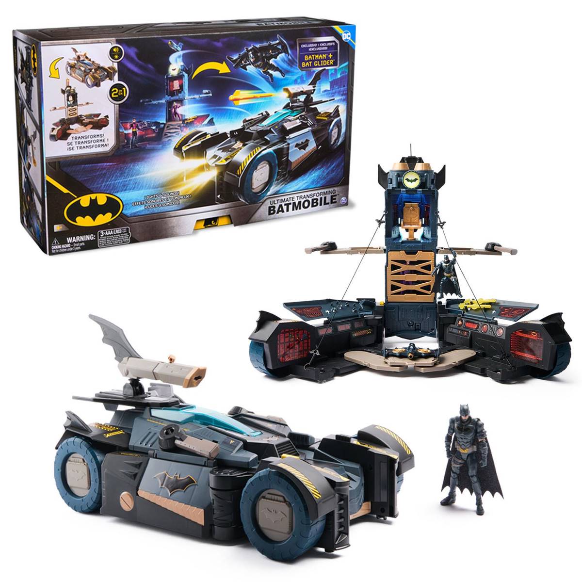 Spin Master Batman(tm) Ultimate Transforming Batmobile