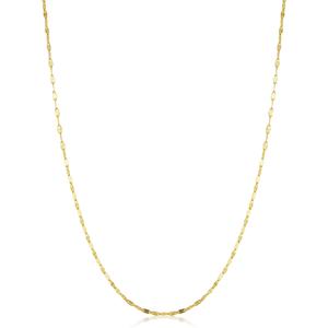 Gold Classics(tm) 14kt. Gold Filled 16in. Star Flat Link Necklace