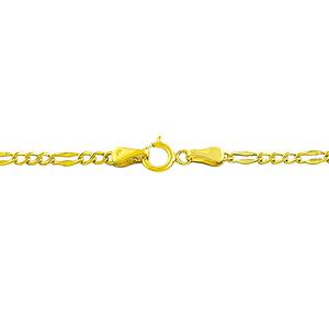 Gold Classics(tm) 10kt. Gold 18in. Fancy Figaro Necklace alternate view