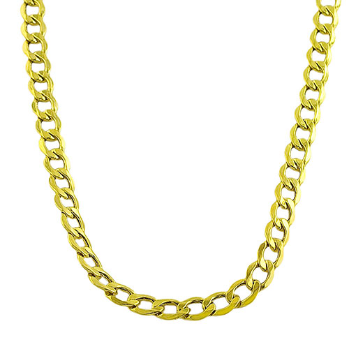 Gold Classics(tm) 10kt. Yellow Gold Curb Link Necklace