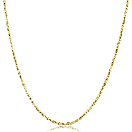 Gold Classics(tm) 10kt. Gold 18in. Rope Chain Necklace