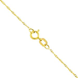 Gold Classics(tm)10kt. Yellow Gold 1mm Necklace alternate view