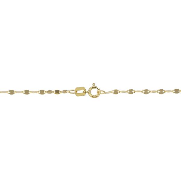 Gold Classics(tm) 10kt. Yellow Gold Mirror Flat Link Chain Necklace alternate view
