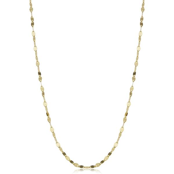 Gold Classics(tm) 10kt. Yellow Gold Mirror Flat Link Chain Necklace