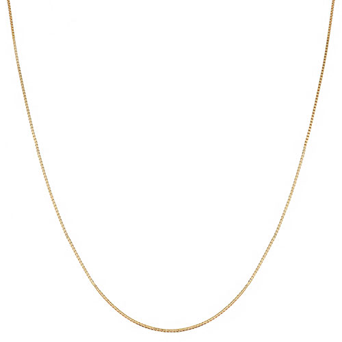 Gold Classics(tm) 10kt. Gold 18in. Box Chain Necklace