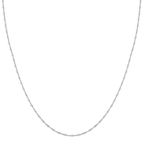 Gold Classics(tm) 10kt. White Gold Singapore Necklace