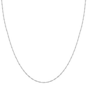 Gold Classics(tm) 10kt. White Gold Singapore Necklace