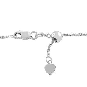 Gold Classics(tm) 10kt. White Gold Sparkle Necklace alternate view