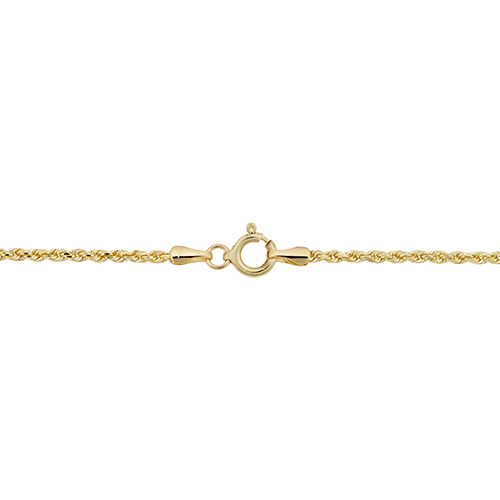 Unisex Gold Classics(tm) 10kt. Yellow Gold 1.9mm 24in. Rope Chain