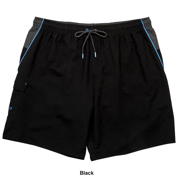 Mens Big & Tall Hawaiian Authentics Sand Piper Cargo Swim Trunks alternate view