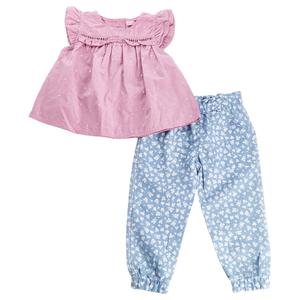 Toddler Girl Penelope Mack(tm) Ruffle Sleeve & Jogger Pants Set