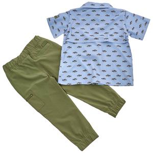 Toddler Boy Hunter Fish Button Down And Cargo Pants Set alternate view