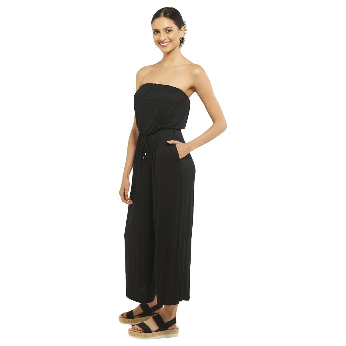 Womens J Valdi Slub Jumpsuit