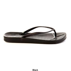 Womens Capelli New York Glitter Opaque Jelly Flip Flops alternate view