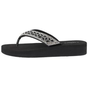 Womens Capelli New York Rhinestone Flip Flops alternate view