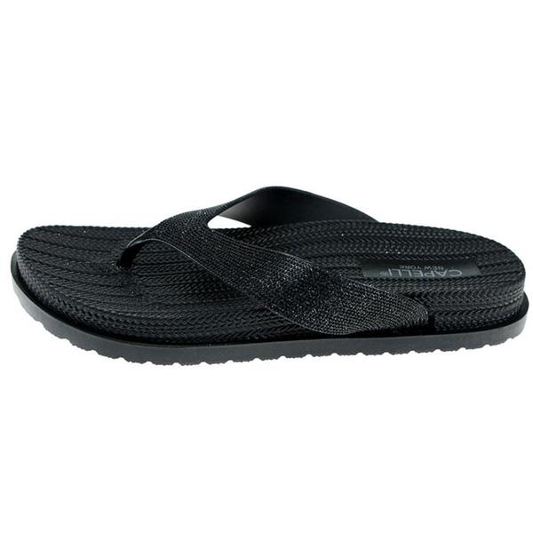 Womens Capelli New York Glitter Textured Flip Flops alternate view