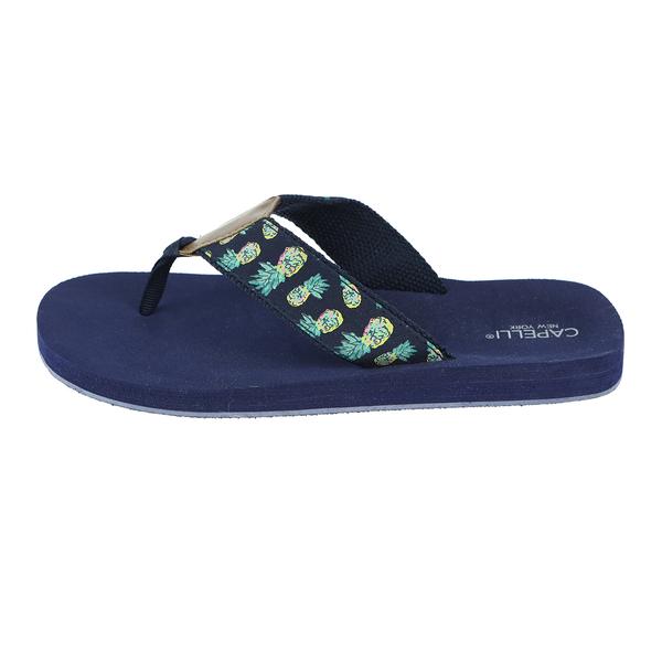 Womens Capelli New York Mini Pineapple Flip Flops alternate view