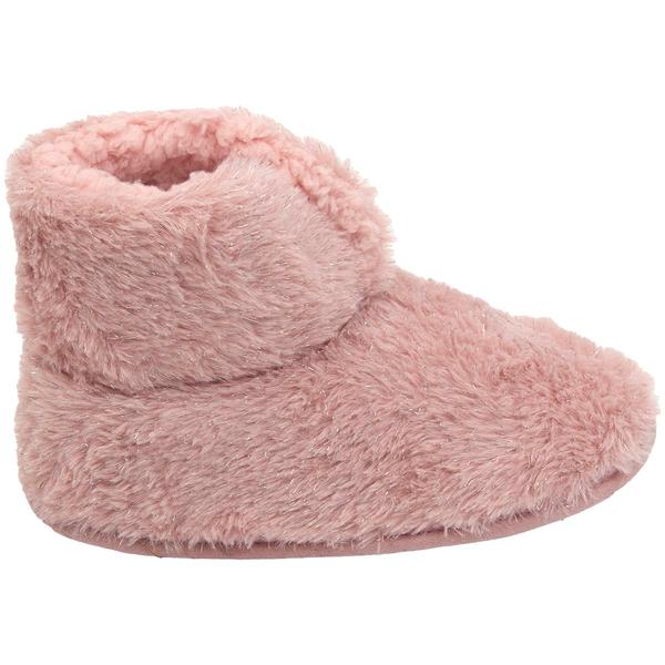 Womens Capelli New York Faux Fur and Metallic Boot Slippers alternate view