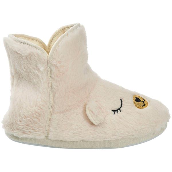 Womens Capelli New York Bear Faux Fur Bootie Slippers alternate view