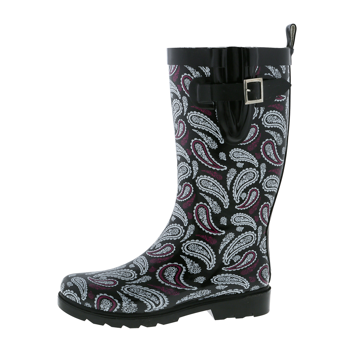 Womens Laila Rowe Paisley Tall Rain Boots