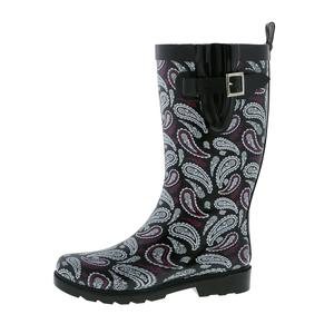Womens Laila Rowe Paisley Tall Rain Boots alternate view