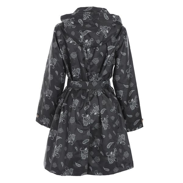 Womens Capelli Floral Paisley Mid Length Trench Coat alternate view