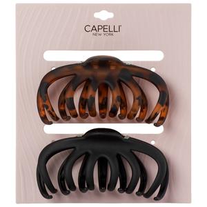 Womens Capelli New York 2pk Spiral Rake Claw Clips alternate view